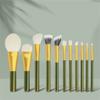 11 Wool Makeup Brush Set Loose Powder Brush Eye Brush Beauty Tool view 2