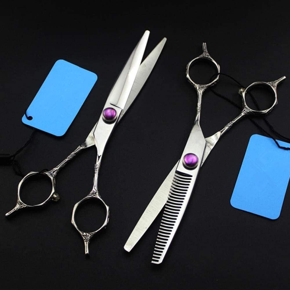 440c 6 Inch Cut Hair Salon Scissors Cutting Barber Hair Scissors Scissor Curved Thinning Shears Hairdressing Scissors