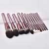 12pcs Brushes Synthetic Hair Wood Handle Makeup Brush Professional Makeup Brushes Set view 3