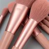 8Pcs Make Up Brushes Set with Zip Bag Makeup Brush for Foundation Powder Highlighter Face Eyeshadow Blending Cosmetic Tool view 4
