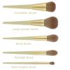 11 Pcs Makeup Brush with Snap Bag Foundation Powder Blush Eyeshadow Concealer Lip Eye Make Up Brush view 3