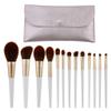 13pcs Makeup Brushes Natural Hair Makeup Brushes Set Professional Foundation Blushes Eyeshadow Eyebrow Blending Brush Tools view 1