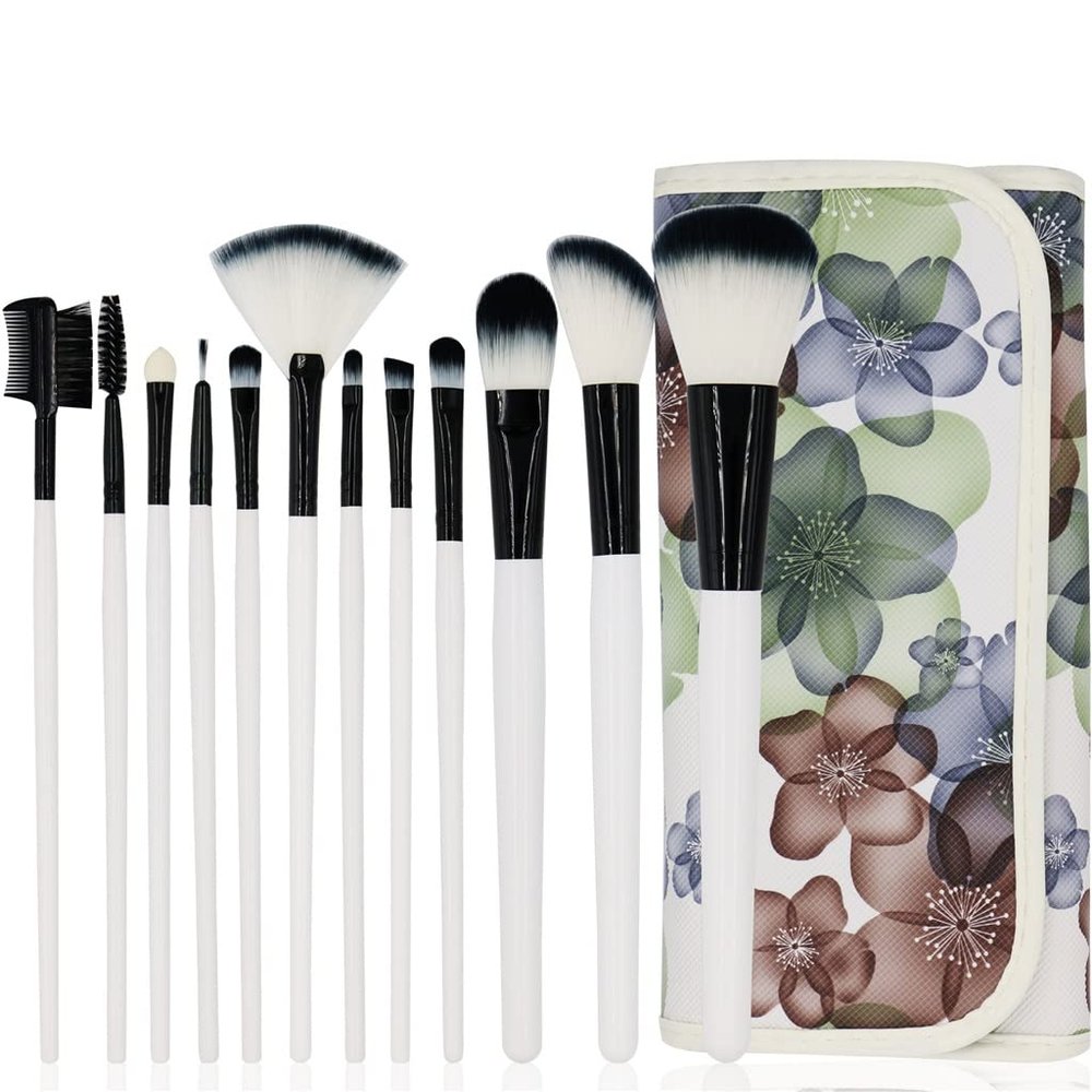 12pcs/set Makeup Brushes Set Make Up Tools Foundation Powder Eyeshadow Eyeliner Lip Blusher Makeup Brushes Set Beauty with Bag
