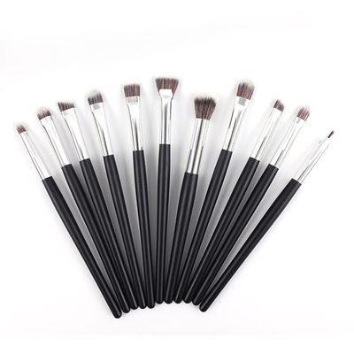 11pcs Professional Makeup Brush Set Nylon Hair Foundation Eyeshadow Blending Powder Make Up Brush Tools Kit