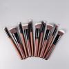 10Pcs Makeup Brush Set Professional Make Up Brushes for Foundation Concealer Contour Blush Blending Soft Synthetic Hair view 2