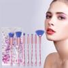 7PCS Glitter Quicksand Handle Makeup Brush Set for Foundation Powder Blush Eyeshadow with Case Beautiful Cosmetic Brushes view 2