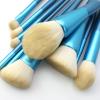 10pcs Professional Makeup Brushes Set Make Up Brush + Bag Synthetic Hair Wood Handle view 4