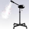 Professional Facial Steamer with More Steam for Deep Cleansing and Hydration, Face Steamer on Wheels with Time Setting, Estheticians Steamer Adjustable Height for Beauty, Spa and Home UseBlack view 1