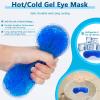 Cavoilu Sleep mask w/Cooling Gel Eye Mask, Heated Eye Mask for Sleeping, Reusable Ice Silk Stain Eye Cover Sleeping Mask for Travel, Home, Office, Yoga, Total Blackout, Stocking Stuffers (Leopard) view 2