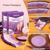 XIWEIOO 40 Packs of Foot Bath soak Salts kit Lavender Epsom Salts Tea Tree Oil Dry Cracked HEE Toenail Athletes Foot, Stubborn Foot Odor Scent, Softens Calluses Pedicure Tired Feet spa Message view 2