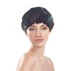 New York City Printed Shower Cap For Women Double Layer Waterproof Bath Hair Hat Reusable Bath Caps Elastic Hair Protection Ladies Spa Salon Bathing Shower Hat view 1