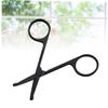 Beavorty 3pcs Safety Stainless Steel Vibrissa Scissors Nose Hair Trimmer Eyebrow Scissors for Women view 2