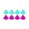 Freeman Mother Puffer Powder Puff 8 Count Set, Makeup Puffs For Pressed or Loose Powder, Velvet Material, Cloud Skin, Triangle Powder Puffs With Finger Band For Setting & Baking, Vegan & Cruelty-Free view 2