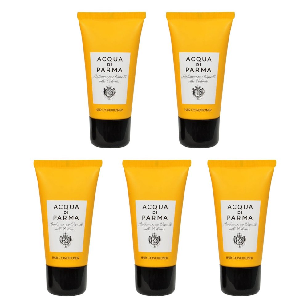 Acqua Di Parma Colonia Hair Conditioner Pack of 5 Travel Size Each 1.35 FL Oz, Moisturizing Hydrating Conditioner - 5 Packs 6.76 FL Oz