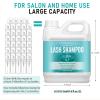 Lash Shampoo Bulk, Eyelash Cleanser for Extensions 2 Liters, Dispenser Pump, Safe Makeup Remover, Non-irritating or Burning Eyelid Foaming Cleanser for Professional Salon and Home Use (Unscented-2L) view 2