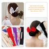9pcs Twist Clip Volume Rollers for Hair braiding Tools Elastic Hair Bands Hairstyle Braid Headbands for Women Floral deft bun Lazy Hair Curler Maker Hair Buns bun Hair Maker view 3
