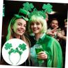 OFFSCH Headbands 2 Pack St. Patrick's Day Hair Hoops for Women Men Green Party Wear view 3