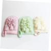 Beavorty 3pcs Body Brush Exfoliating Washcloth Shower Loofah Bath Sponge Sponge Mesh Pouf Back Scrubber Random view 2
