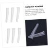 Beaupretty 300pcs Tweezer Protective Covers Silicone Nipper Caps for Manicure Pedicure Tools for Family Pets Easy to Use Replacement for Nail Care view 2