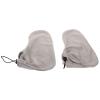 Beaupretty 2pairs Paraffin Wax Foot Covers for Moisturizing Therapy Reusable Foot Wraps for Softening Dry Easy to Clean Grey for Pedicures and view 1