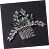 Beaupretty 3pcs Bride Hair Comb Rhinestones Elegant Wedding Hair Side Insert Comb for Stunning Bridal Hairstyles for Weddings Birthdays and Special Occasions view 2