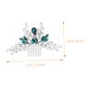 Beaupretty 3pcs Bride Hair Comb Rhinestones Elegant Wedding Hair Side Insert Comb for Stunning Bridal Hairstyles for Weddings Birthdays and Special Occasions view 3