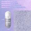 DAGEDA Body Glitter Gel, Roll-on Face Glitter for Mermaid Makeup Festival Rave Accessories, Holographic Hair Glitter Gel,Body Shimmer Halloween Makeup for Rave Party (Silver) view 3