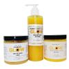 Glow Combo Skincare Set - Turmeric Glow Scrub, Butter and Face Wash - Natural Exfoliation and Hydration view 1