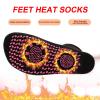 10Pairs Tourmaline Thermal Circulation Magnetic Self-heating Shaping Socks,Foot Massage Slimming Health Sock for Men Women view 2