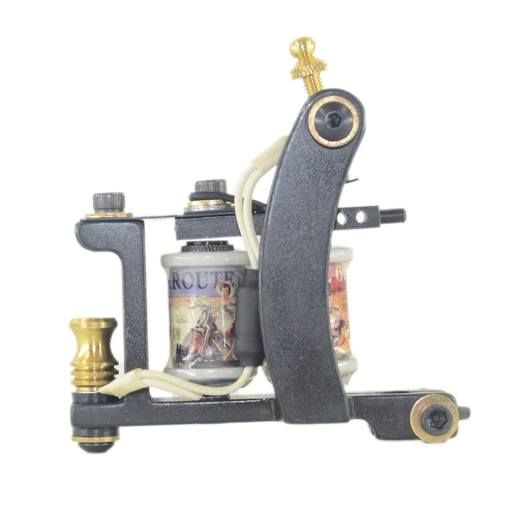 1PC Iron Tattoo Machine Liner 1.25 INCH 24AWG 8WRAPS COPPER WIRE COIL US 8-32 THREAD TMIOB-07
