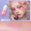 DAGEDA Body Glitter Gel, Roll-on Face Glitter for Mermaid Makeup Festival Rave Accessories, Holographic Hair Glitter Gel,Body Shimmer Halloween Makeup for Rave Party (Pink) view 3