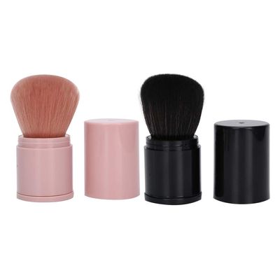 2Pcs Powder Blush Brush, Professional Retractable Contour Powder Face Brush, Loose Powder Brush for Makeup