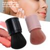 2Pcs Powder Blush Brush, Professional Retractable Contour Powder Face Brush, Loose Powder Brush for Makeup view 3