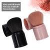 2Pcs Powder Blush Brush, Professional Retractable Contour Powder Face Brush, Loose Powder Brush for Makeup view 4