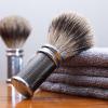 Magyfosia Professional Men's Shaving Brush Natural Pure Badger Hair Bristle Knot for Husband Father Brother Boyfriend Barber Grade Daily Grooming Tool Gift (Black Brush) view 3