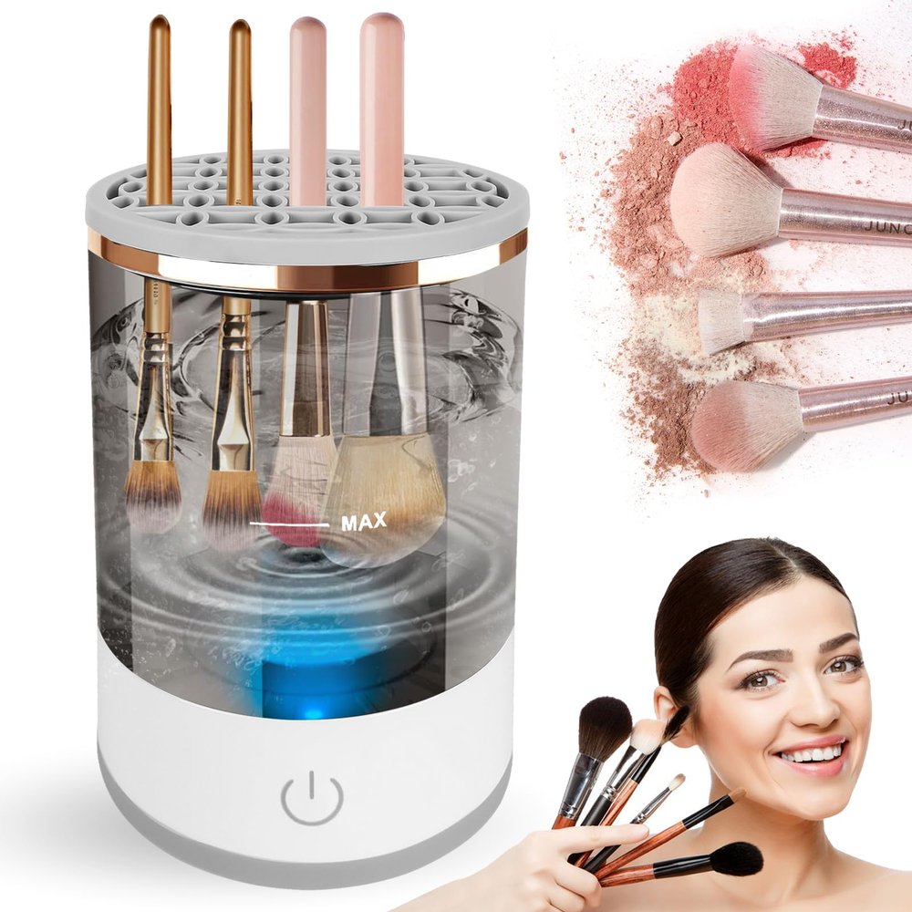 Electric Makeup Brush Cleaner and Dryer, Automatic Brush Washing Machine