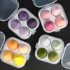 jweemax 4PCS Powder Puff Sponge, Makeup Puffs Pads, Cosmetic Foundation Blender for Loose and Foundation, Yellow view 4