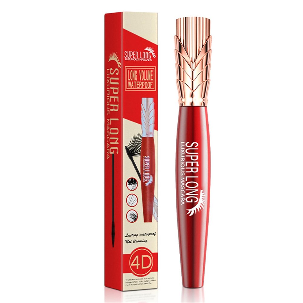 awakentti 4D Mascara, Lengthening and Thick, Volume, Long Lasting, Smudge-Proof, All Day Full, Long, Thick, Smudge-Proof Eyelashes for Females Women Girls