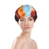 Antelope Canyon Printed Shower Cap for Women Waterproof Bath Caps Reusable Double Layered Shower Hat Bathing Shower Caps for Men Ladies Spa Salon view 3
