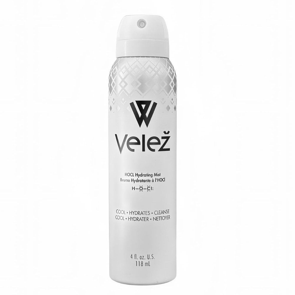 Vele HOCL Hydrating Face Mist, Gentle Facial Spray, Versatile Fusion of Hypochlorous Acid + Pure Water, Refreshes, Soothes & Cleans The Skin, 4 Fl Oz