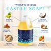 YARELI Pure Castile Soap Liquid, Unscented, with All Organic Oils for Adults, Kids and Babies as Body Wash or Hand Soap, 64oz Refill view 2