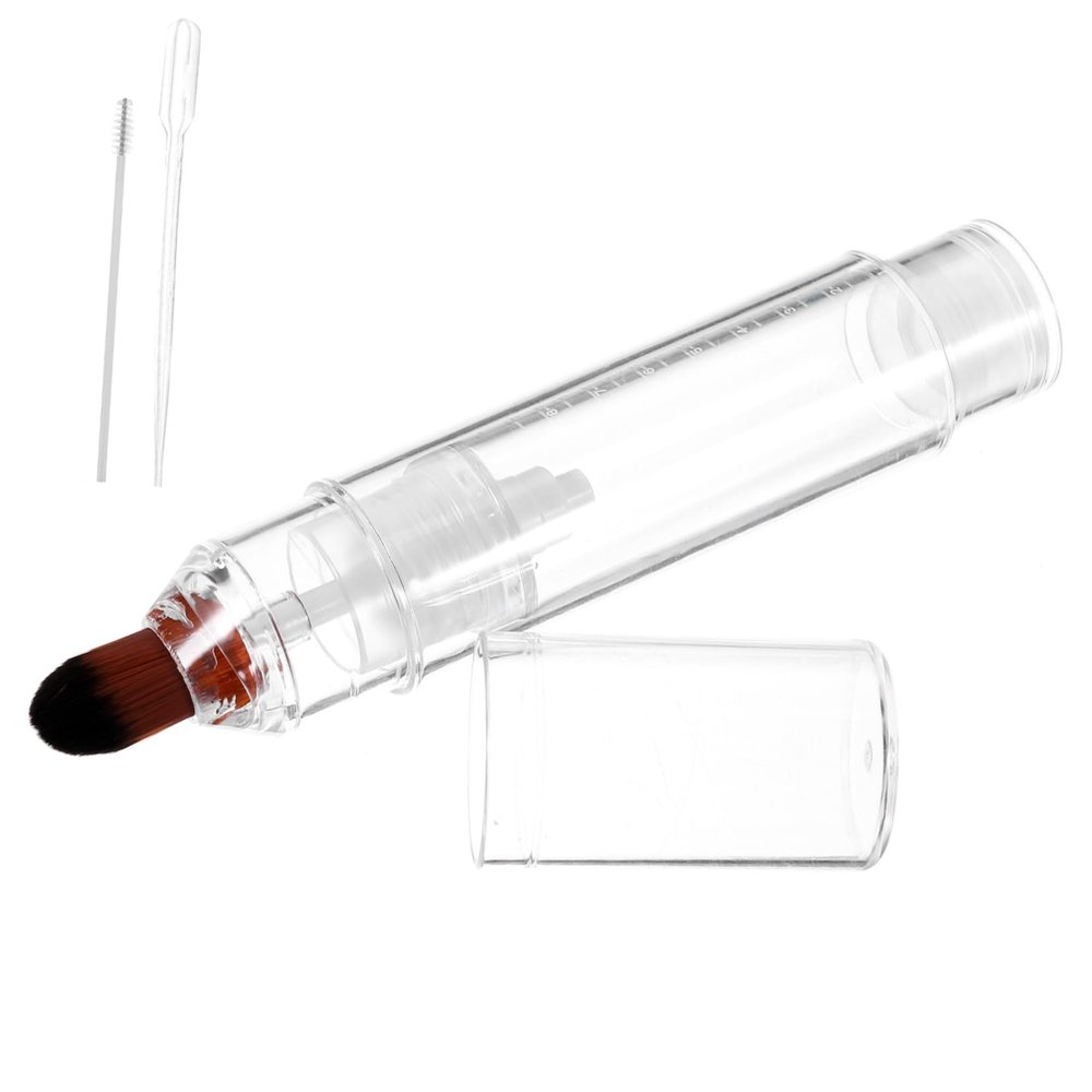 FRCOLOR Scalp Applicator Comb with Dropper Portable Hair Oil Applicator Brush for Scalp Treatment and Hair Growth Serum Application
