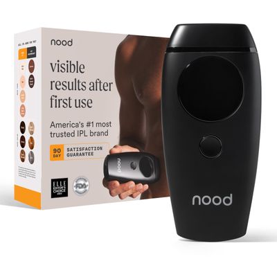 NEW Flasher 2.0 by Nood, IPL Laser Hair Removal Device for Men and Women, Pain-free and Permanent Results, Safe for Whole Body Treatment - Matte Black