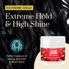 Dip n Grip Jam Hair Braiding Gel 4oz  Extreme Hold & Shine for Braids, Twists & Curls  Coconut, Argan, Castor & Vitamin E Oils  Nourishing & Flake-Free Styling Gel. view 2