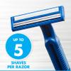 Gillette Sensor2 Men's Disposable Razors, 5 Count - Case of 36 view 2