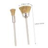 Beaupretty 20pcs Multi-functional Nail Drill Bits Cleaner Brush Wire Brush for Drill Nail Art view 4