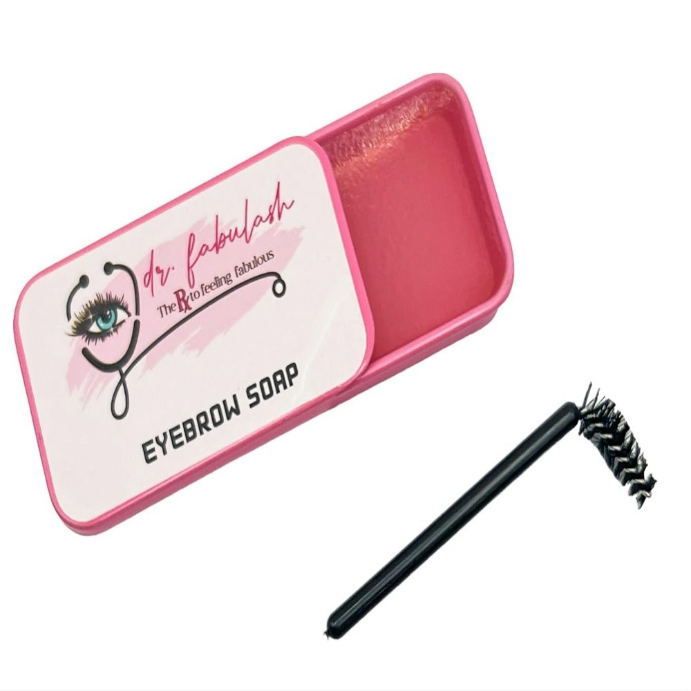 Transparent Eyebrow Soap with brush, Long Lasting, Waterproof Enhancer, Brow Styling Shaping Wax