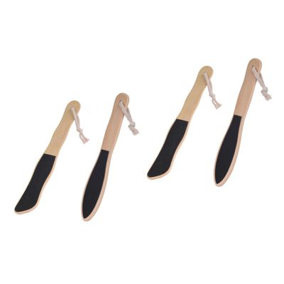 Beaupretty 4pcs Foot File for Dead Skin Removal Exfoliator for Soft Feet for Pedicure Salon Lightweight Design