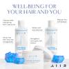 AIIR Sapphire Shampoo, Conditioner & Mask Bundle, Color Treated & Damaged Hair, Strengthen & Repair with Coconut Oil, Sulfate Free, Crystal Infused for Stronger, Healthier and Shinier Hair view 2