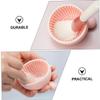 Beavorty 2pcs Cosmetic Brush Silicone Makeup Brush Cleaner Bowl for Home Salon Use Easy to Clean Convenient Design view 4